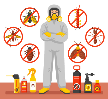 lutter-contre-les-insectes Illustration pour lutter contre les insectes